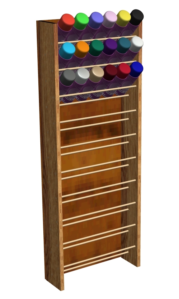 Very Simple Spray Paint Rack